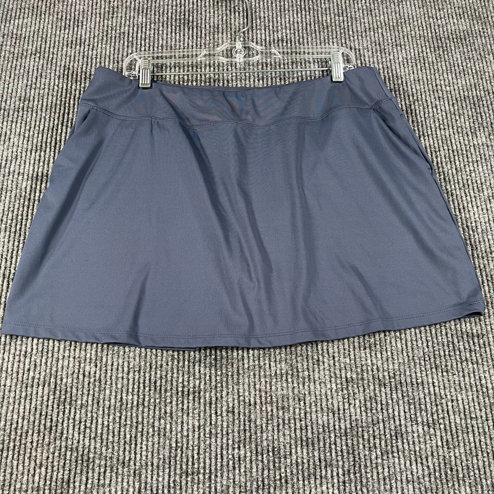 Tommy Bahama Skort Golf Womens Size XL Extra Large Blue Lined Pocket Lightweight